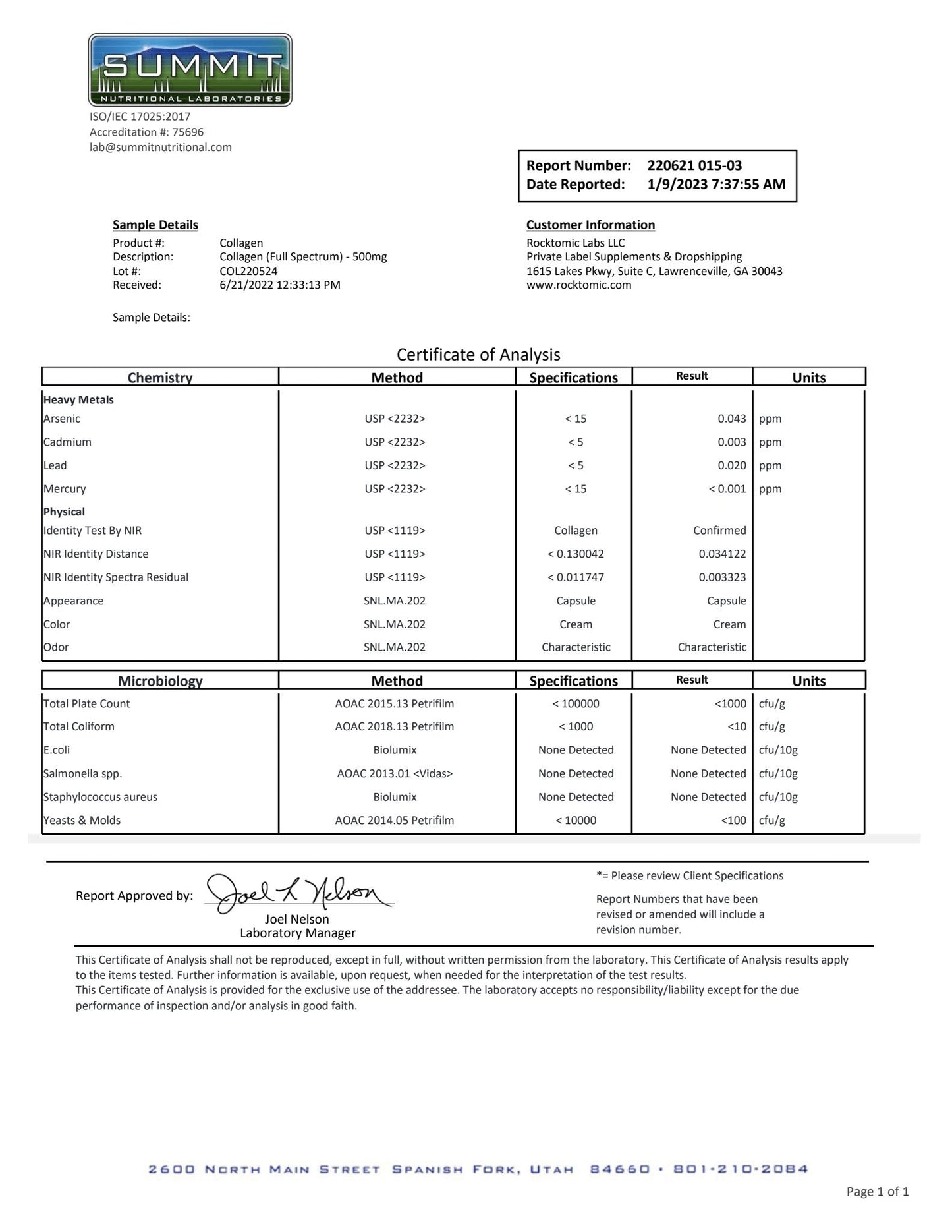 Collagen Full Spectrum Type I,II,III,V,X