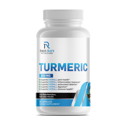 Turmeric w/BioPerine - 650mg (ORGANIC)