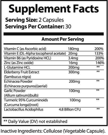 Immune Support with Elderberry & Vitamin C