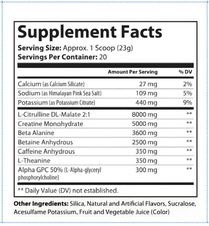 The Mason Pre-workout